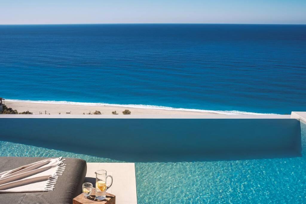 The Wave Twin Villa 1 Kathisma Beach Lefkada Kültér fotó