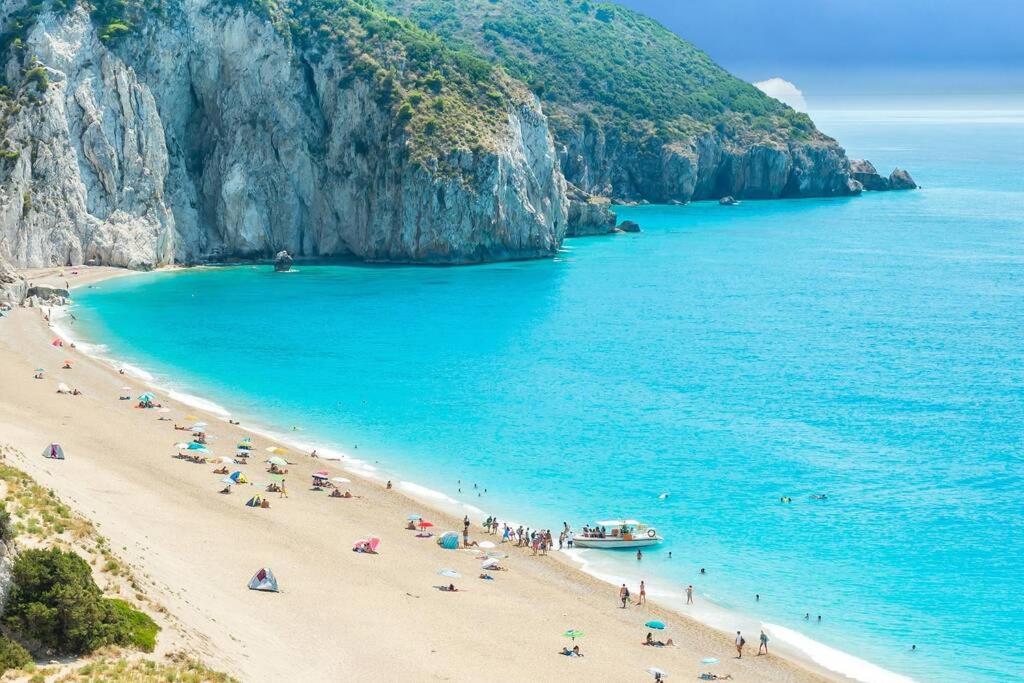 The Wave Twin Villa 1 Kathisma Beach Lefkada Kültér fotó
