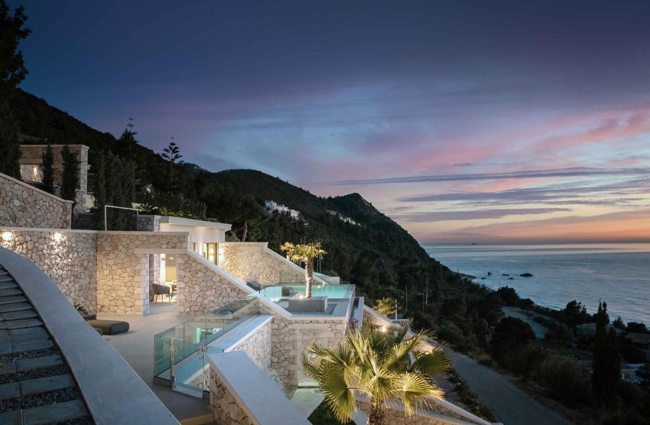 The Wave Twin Villa 1 Kathisma Beach Lefkada Kültér fotó